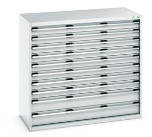 Bott New for 2022 Cubio 10 Drawer Cabinet 1300W x 650D x 1200H